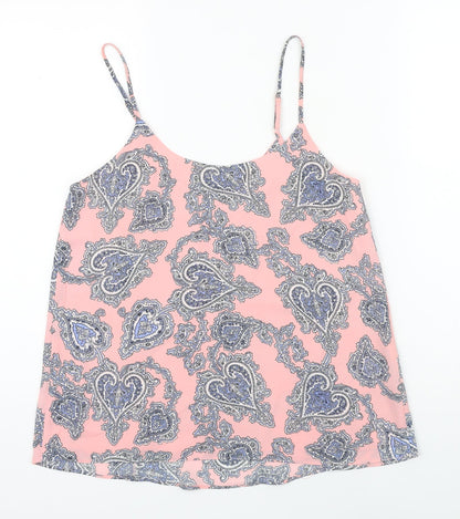 Womens UK Size 10 Oasis Multicoloured Camisole Blouse