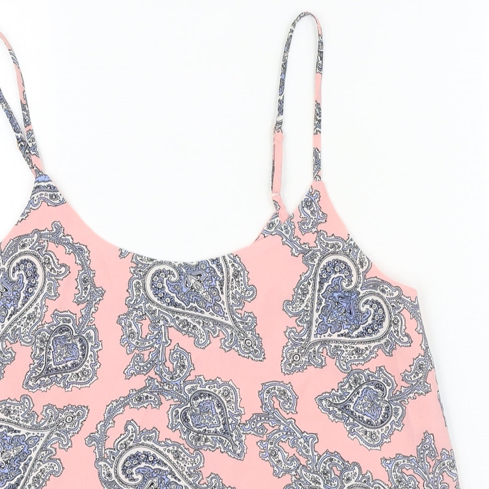 Womens UK Size 10 Oasis Multicoloured Camisole Blouse