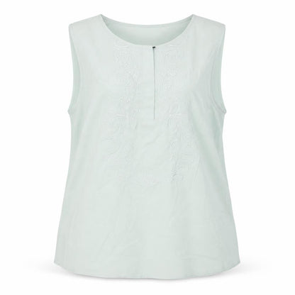 Womens UK Size 18 H&M Green Tunic Blouse