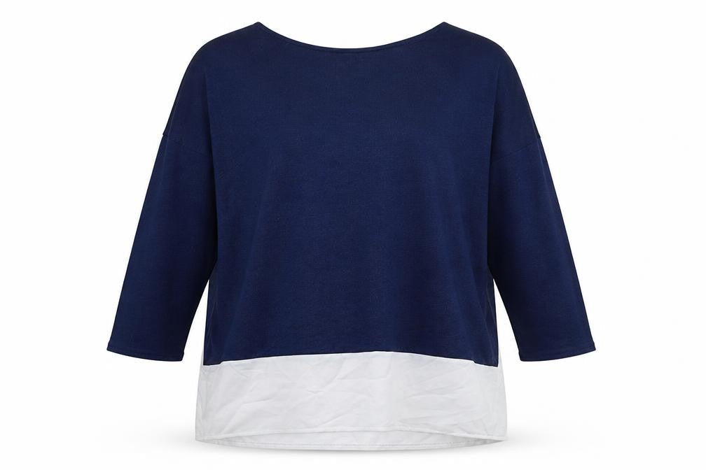 Womens UK Size S Zara Blue Tunic Blouse