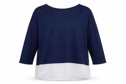 Womens UK Size S Zara Blue Tunic Blouse