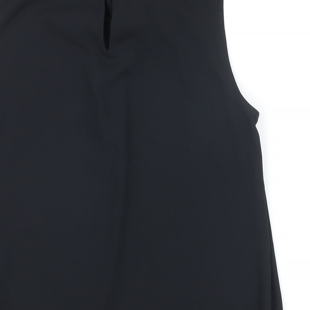Womens UK Size 6 NEXT Black Tunic Blouse