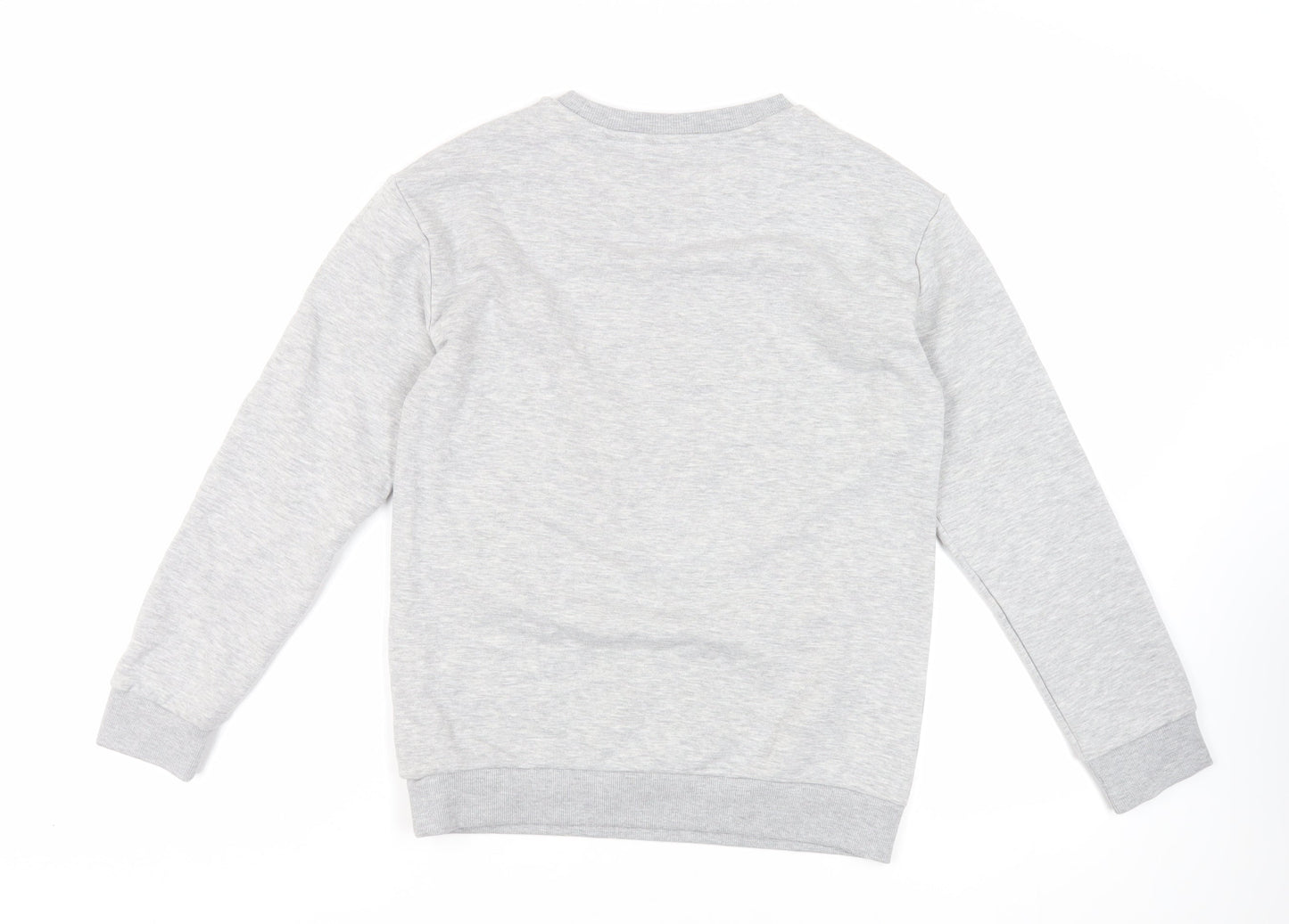 Marks and Spencer Girls Grey Cotton Pullover Sweatshirt Size 12-13 Years Pullover - Minecraft
