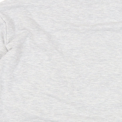 Marks and Spencer Girls Grey Cotton Pullover Sweatshirt Size 12-13 Years Pullover - Minecraft