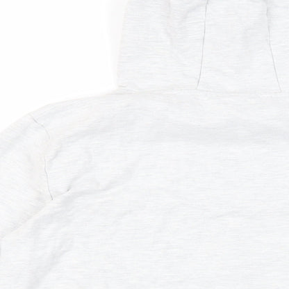 Jinx Boys Grey Cotton Pullover Hoodie Size 14-15 Years Pullover - Minecraft