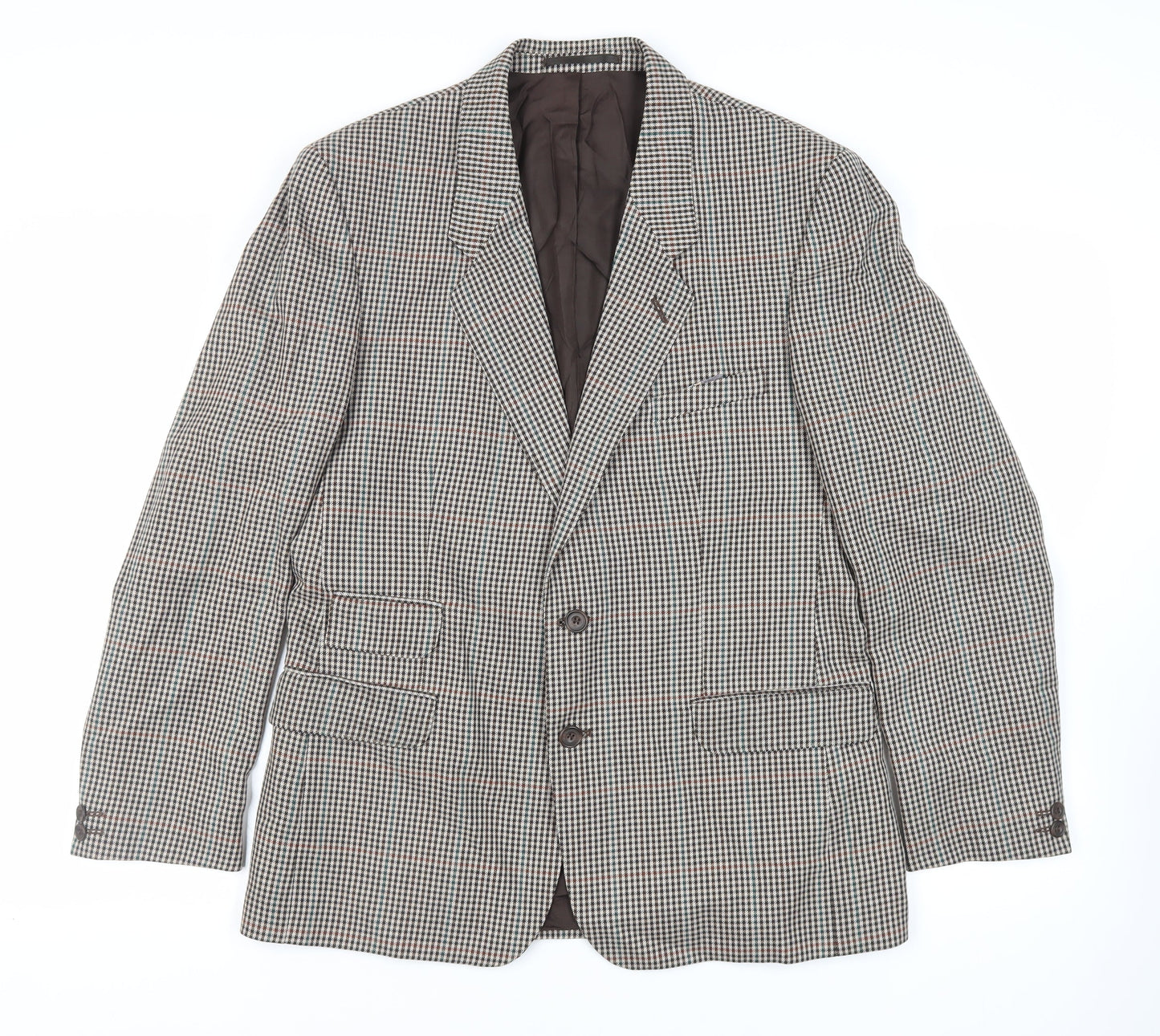 Mens UK Size 40 Burton Regular Brown Suit Jacket