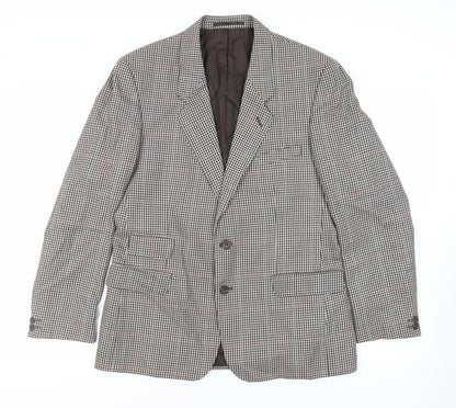 Mens UK Size 40 Burton Regular Brown Suit Jacket