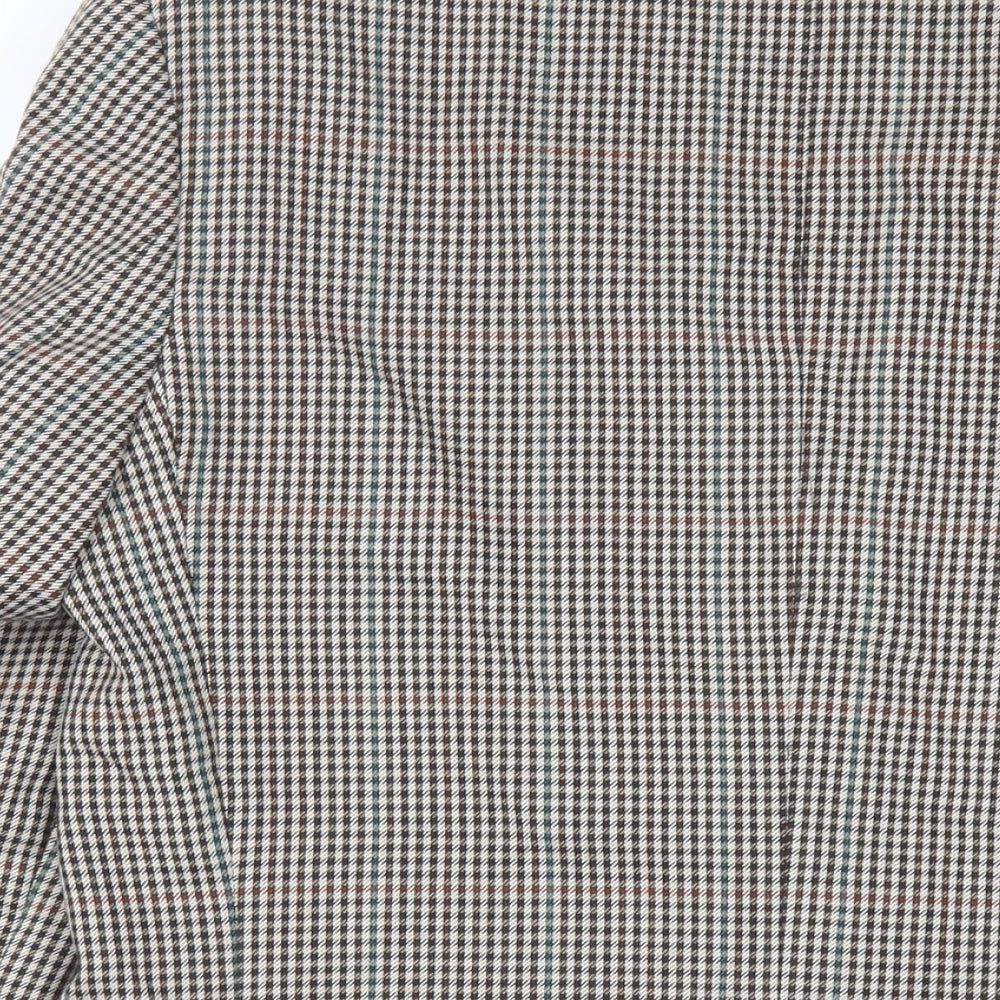 Mens UK Size 40 Burton Regular Brown Suit Jacket