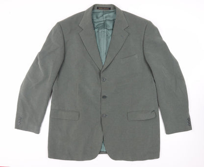Mens UK Size 46 Marks and Spencer Regular Green Suit Jacket