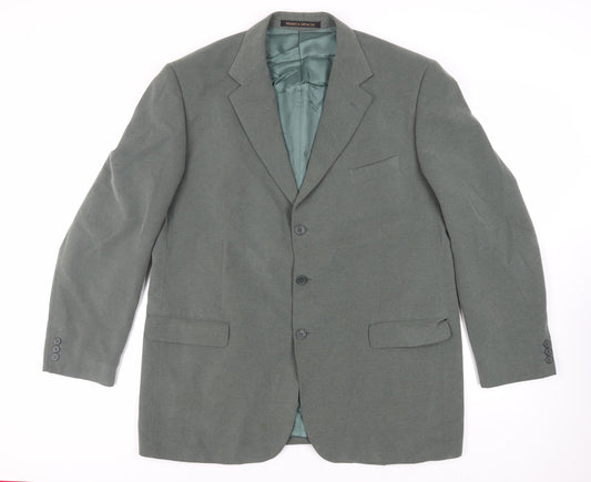 Mens UK Size 46 Marks and Spencer Regular Green Suit Jacket