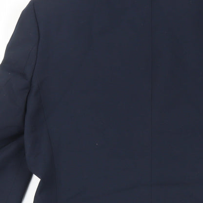 Mens UK Size 38 OneSix5ive Regular Blue Suit Jacket