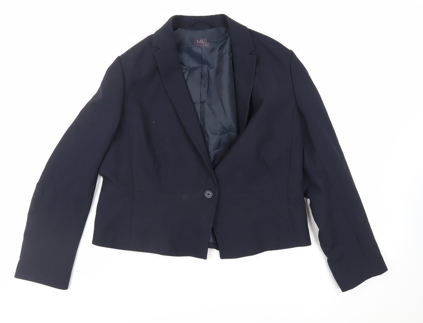 Womens UK Size 16 Marks and Spencer Blue Jacket