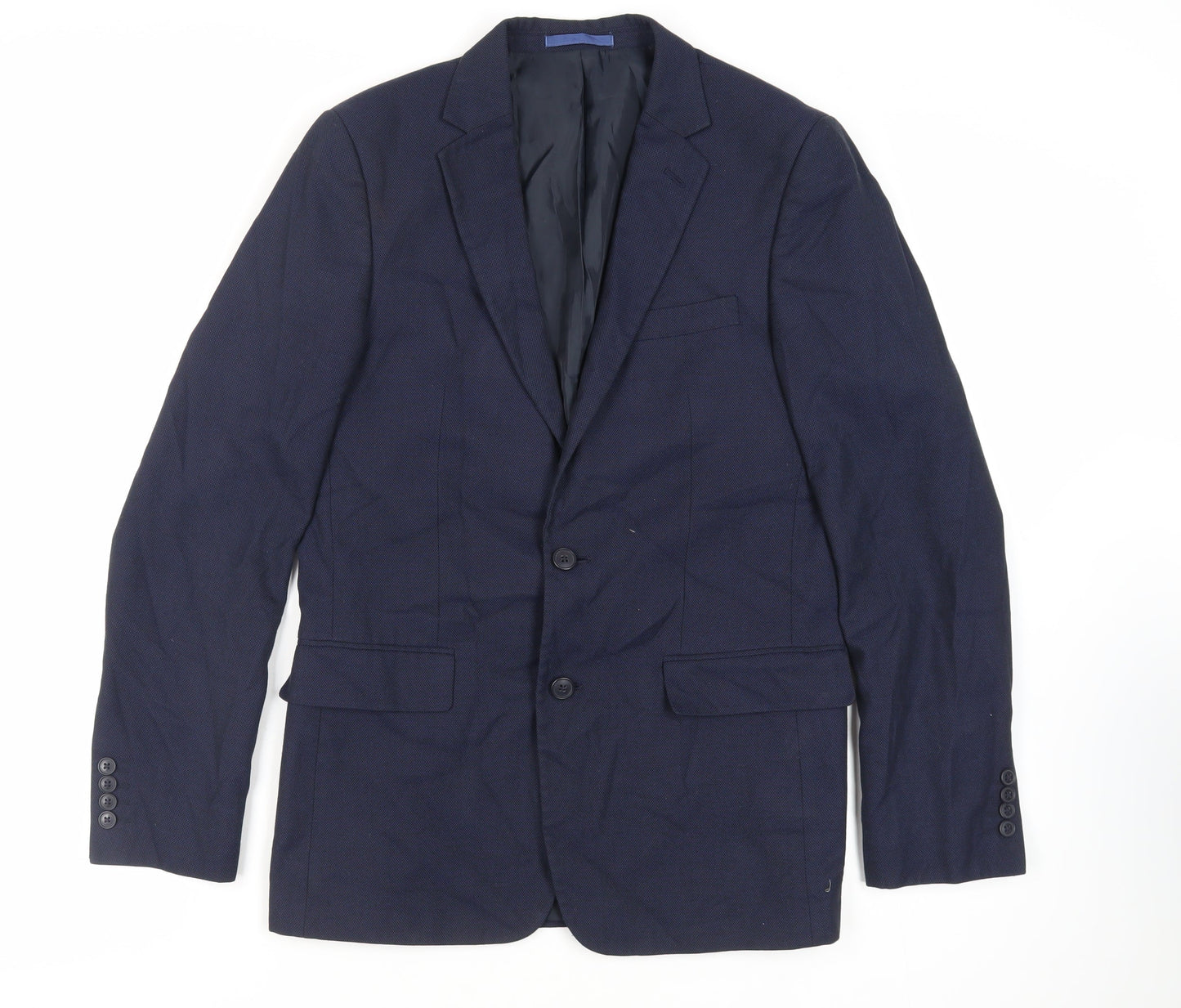 Mens UK Size 40 Marks and Spencer Regular Blue Suit Jacket