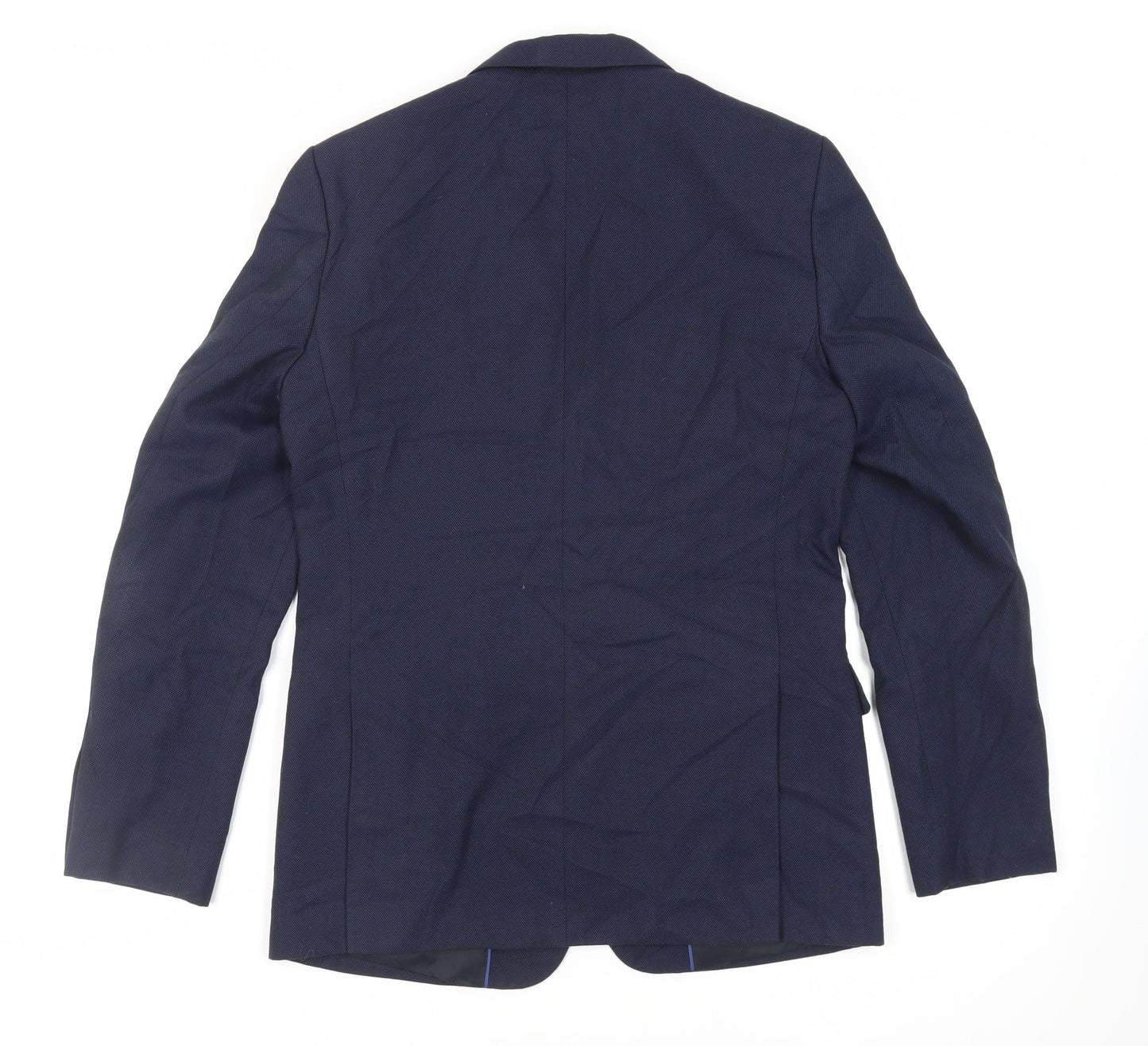 Mens UK Size 40 Marks and Spencer Regular Blue Suit Jacket