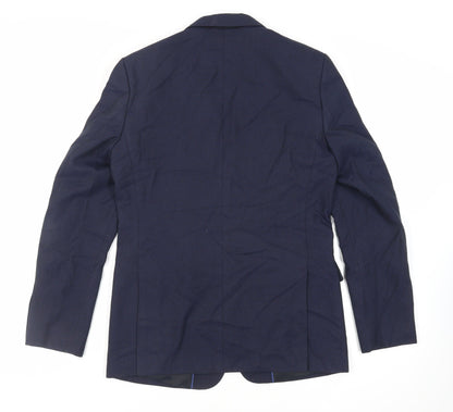Mens UK Size 40 Marks and Spencer Regular Blue Suit Jacket