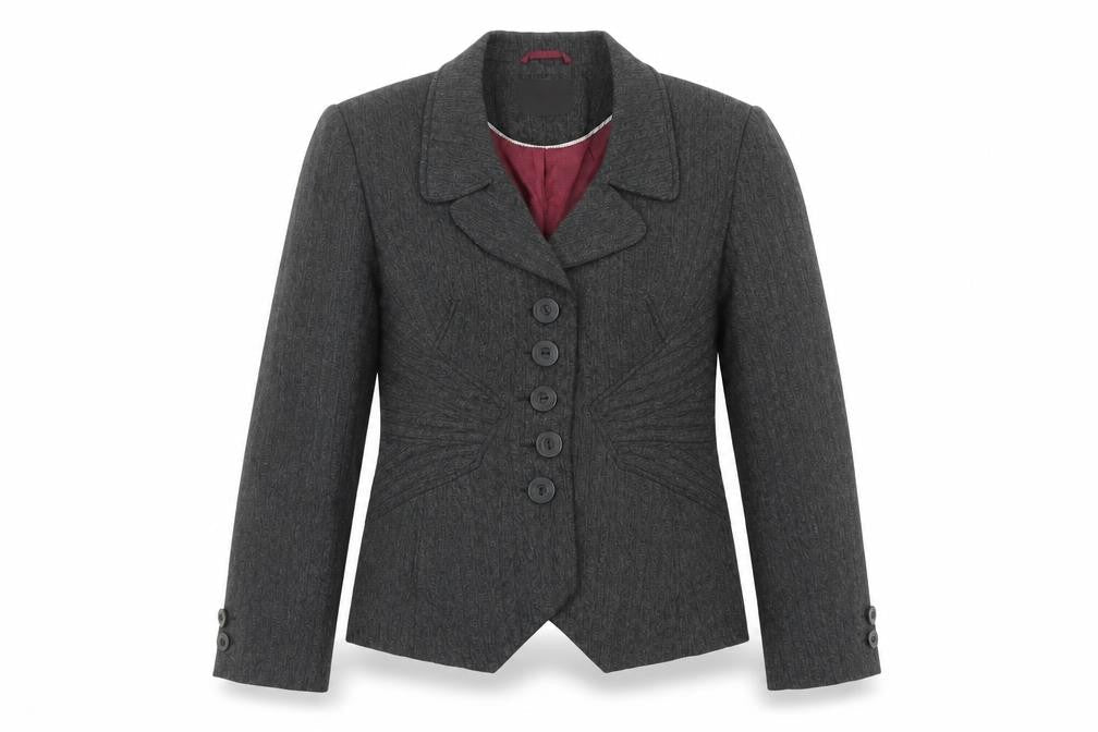 Next Womens Grey Jacket Blazer Size 12 Button