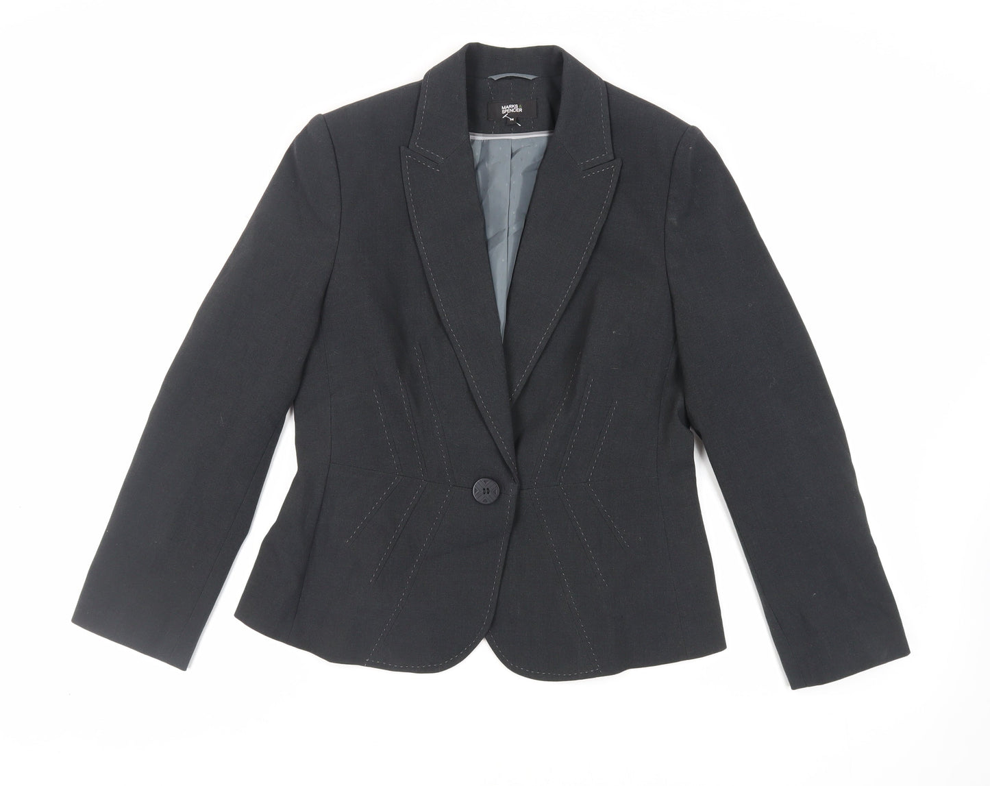 Womens UK Size 14 Marks and Spencer Grey Jacket