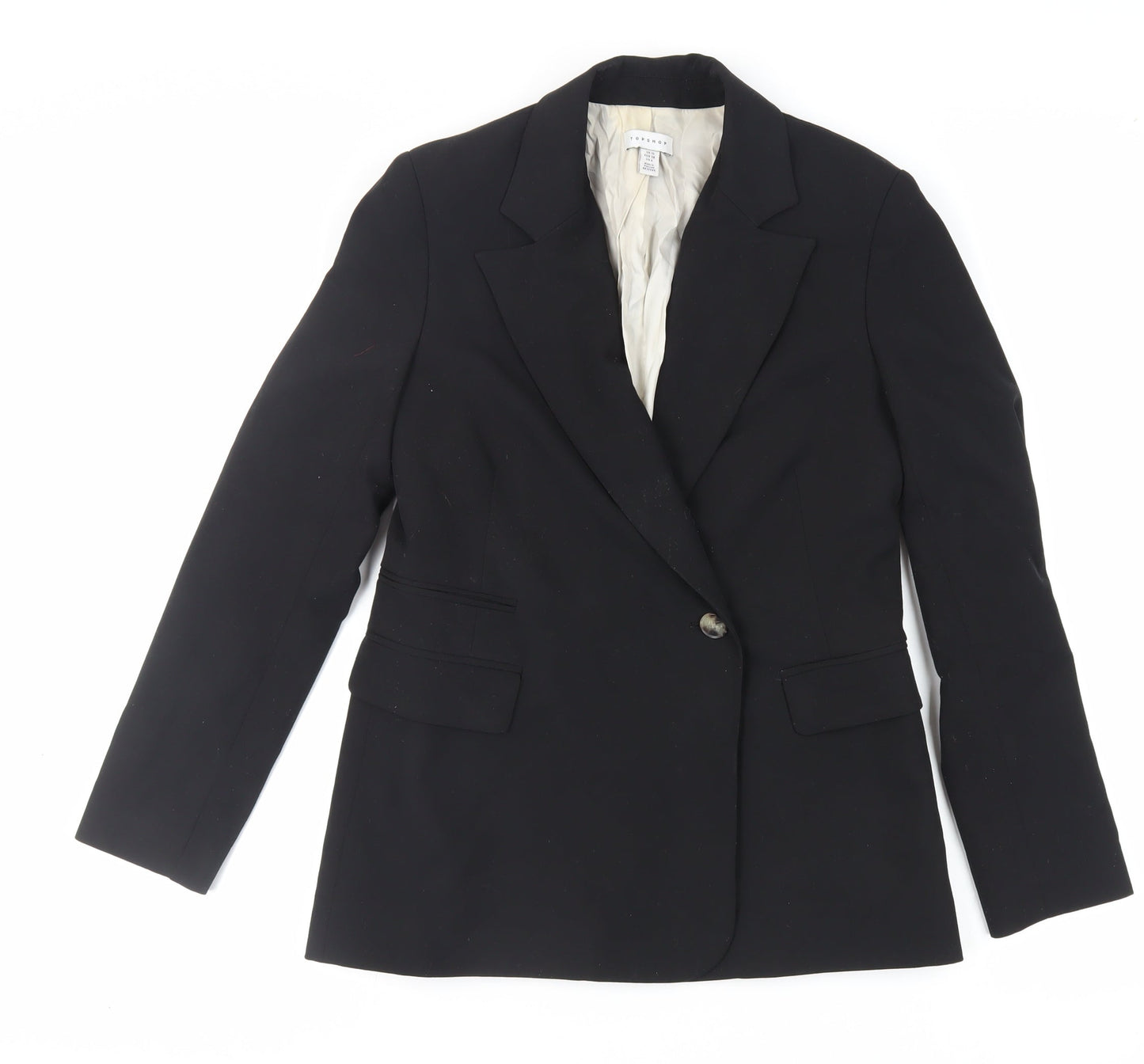 Womens UK Size 10 Topshop Black Jacket