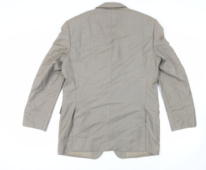 Mens UK Size 42 Marks and Spencer Regular Beige Suit Jacket