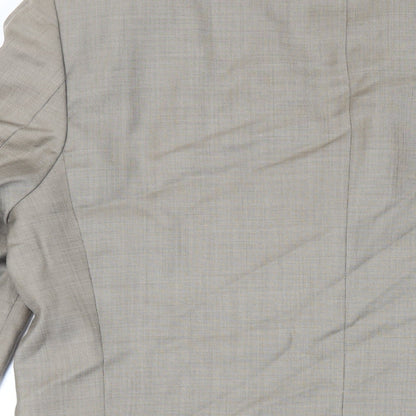 Mens UK Size 42 Marks and Spencer Regular Beige Suit Jacket