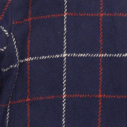 Womens UK Size 12 Debenhams Blue Overcoat