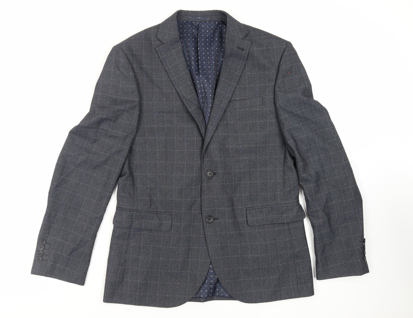Mens UK Size 42 NEXT Regular Blue Suit Jacket