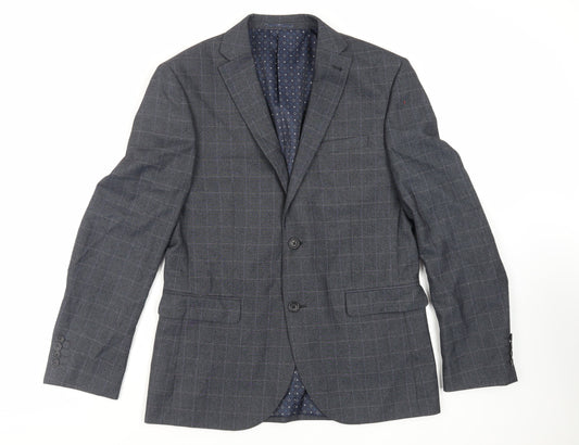Mens UK Size 42 NEXT Regular Blue Suit Jacket