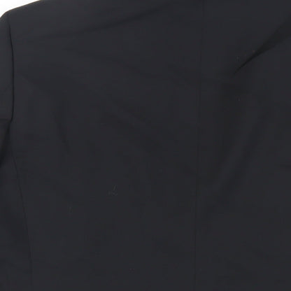 Mens UK Size 40 Peter Werth Regular Black Suit Jacket
