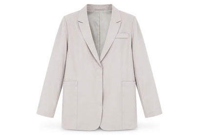 KAIIA Womens Beige Jacket Blazer Size 12 Button
