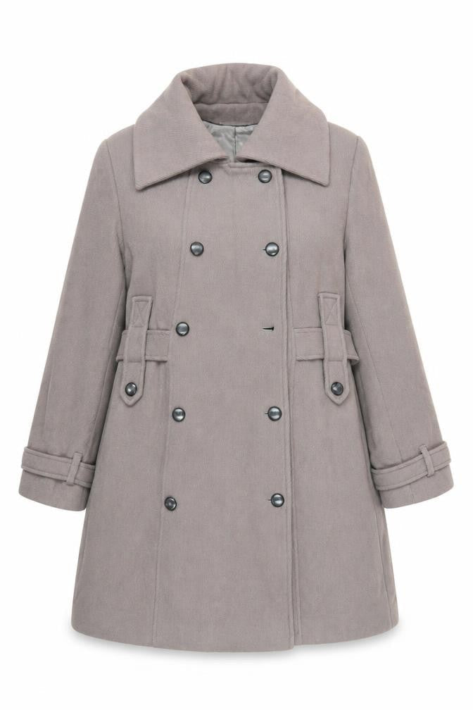 Womens UK Size 16 Minuet Grey Pea Coat