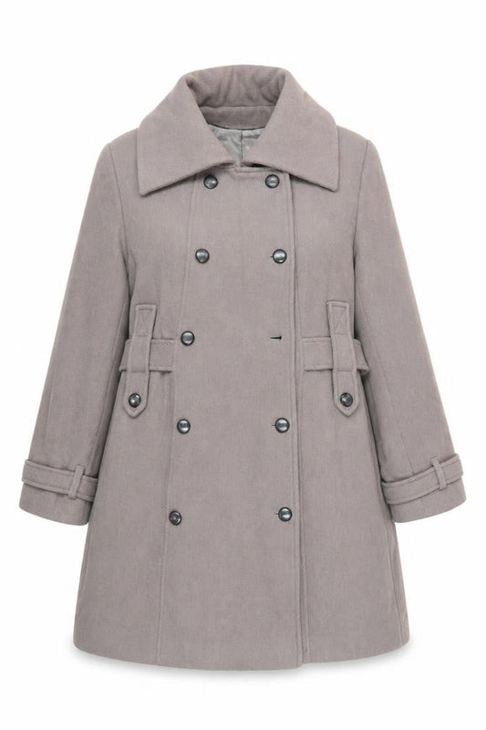 Womens UK Size 16 Minuet Grey Pea Coat