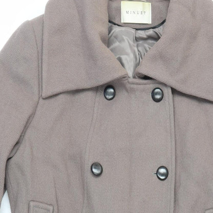 Womens UK Size 16 Minuet Grey Pea Coat