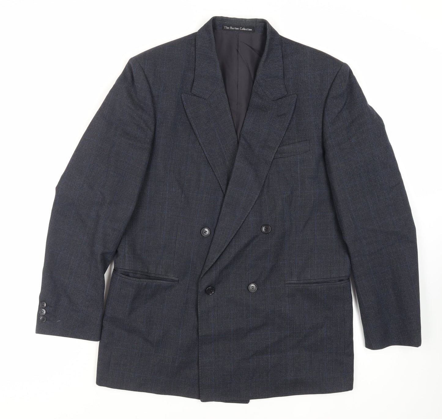 Mens UK Size 40 Burton Regular Blue Suit Jacket