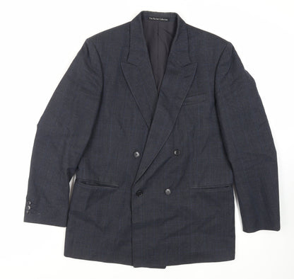 Mens UK Size 40 Burton Regular Blue Suit Jacket