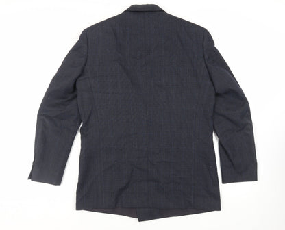 Mens UK Size 40 Burton Regular Blue Suit Jacket