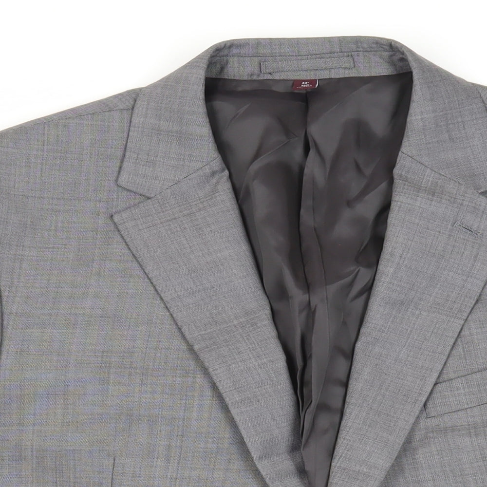 Mens UK Size 44 Marks and Spencer Regular Grey Suit Jacket
