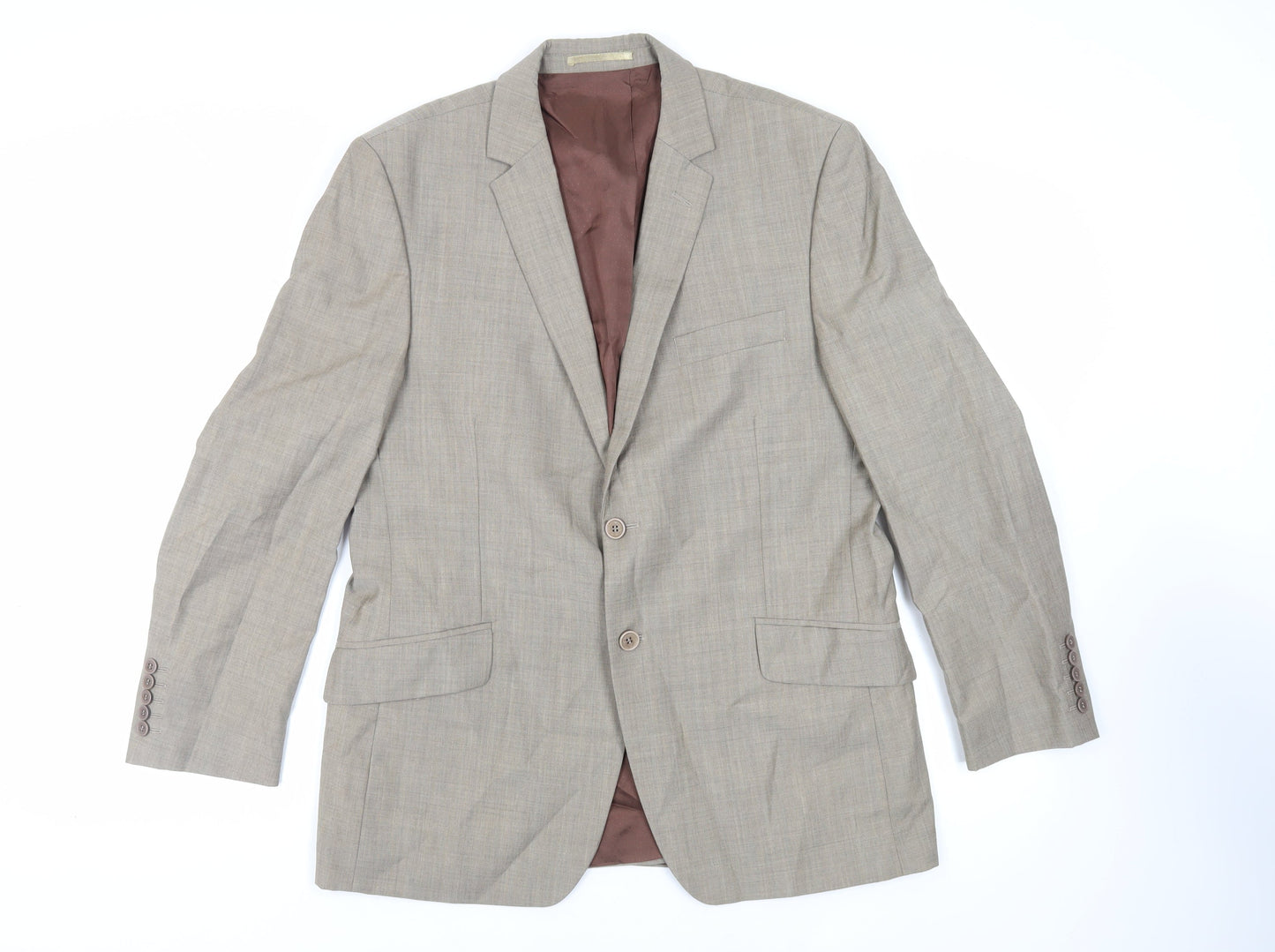 Mens UK Size 42 Linea Regular Beige Suit Jacket