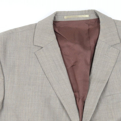 Mens UK Size 42 Linea Regular Beige Suit Jacket