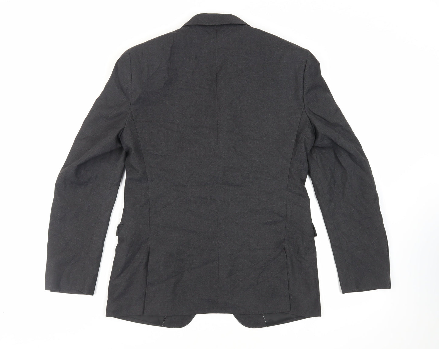 Mens UK Size 38 Moss London Regular Grey Suit Jacket