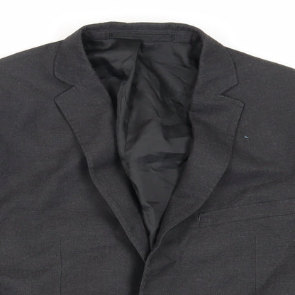 Mens UK Size 38 Moss London Regular Grey Suit Jacket