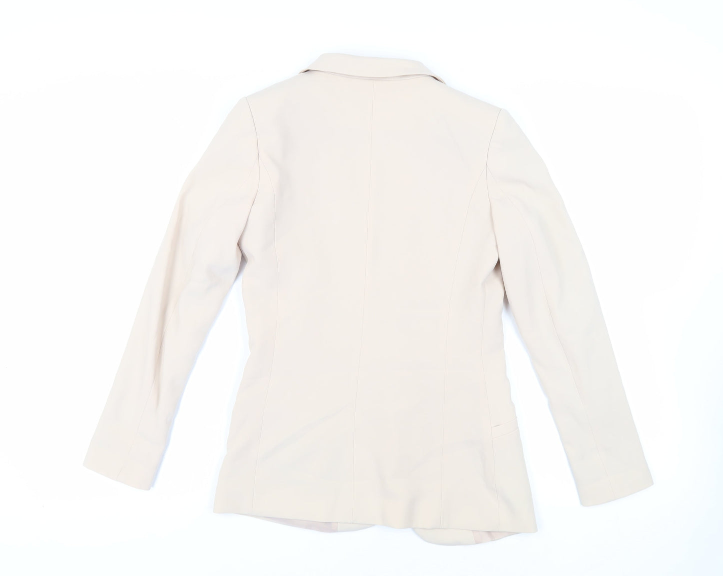 H&M Womens Beige Jacket Blazer Size 6