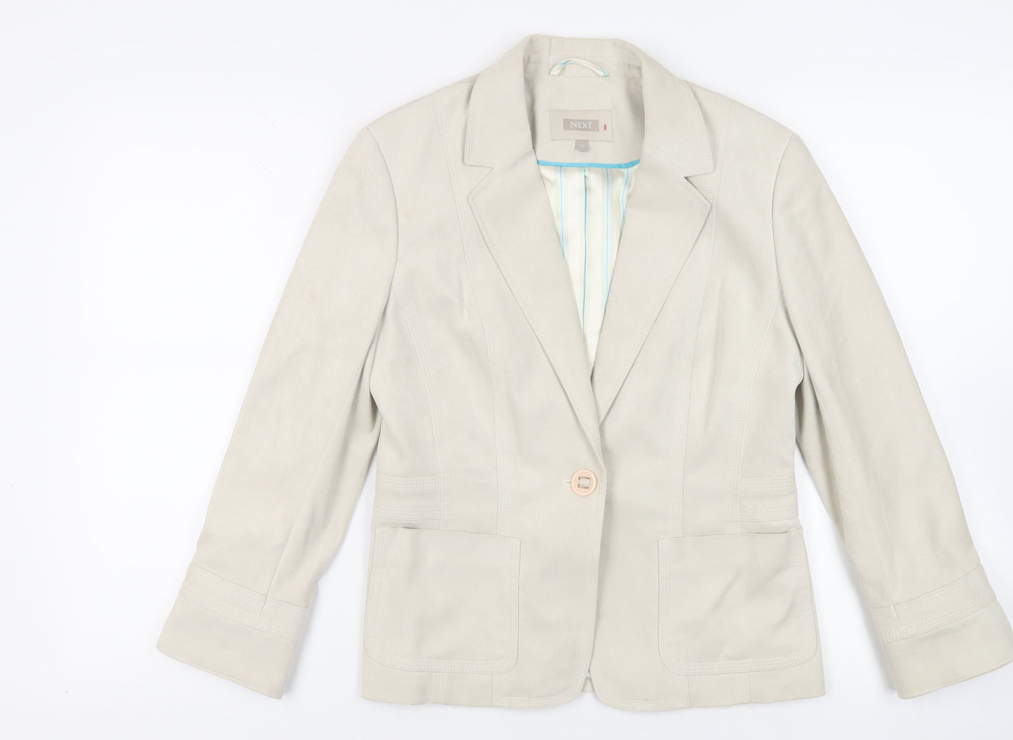 Womens UK Size 10 NEXT Beige Jacket