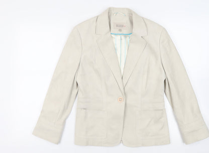 Womens UK Size 10 NEXT Beige Jacket