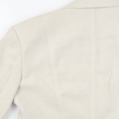 Womens UK Size 10 NEXT Beige Jacket