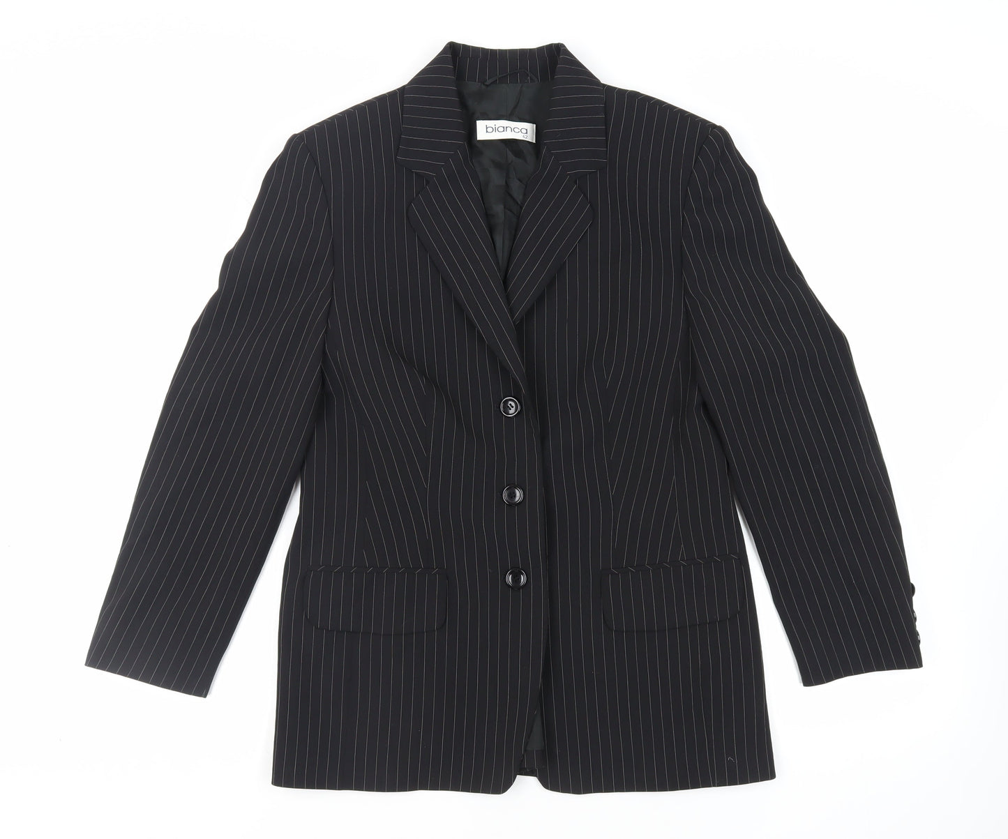Womens UK Size 14 Bianca Black Jacket