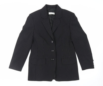 Womens UK Size 14 Bianca Black Jacket