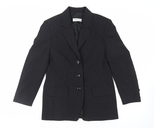 Womens UK Size 14 Bianca Black Jacket