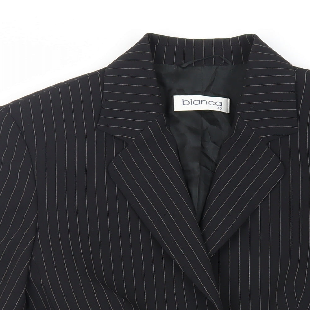 Womens UK Size 14 Bianca Black Jacket
