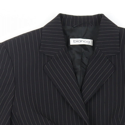 Womens UK Size 14 Bianca Black Jacket