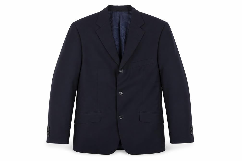 Mens UK Size 42 River Island Regular Blue Suit Jacket
